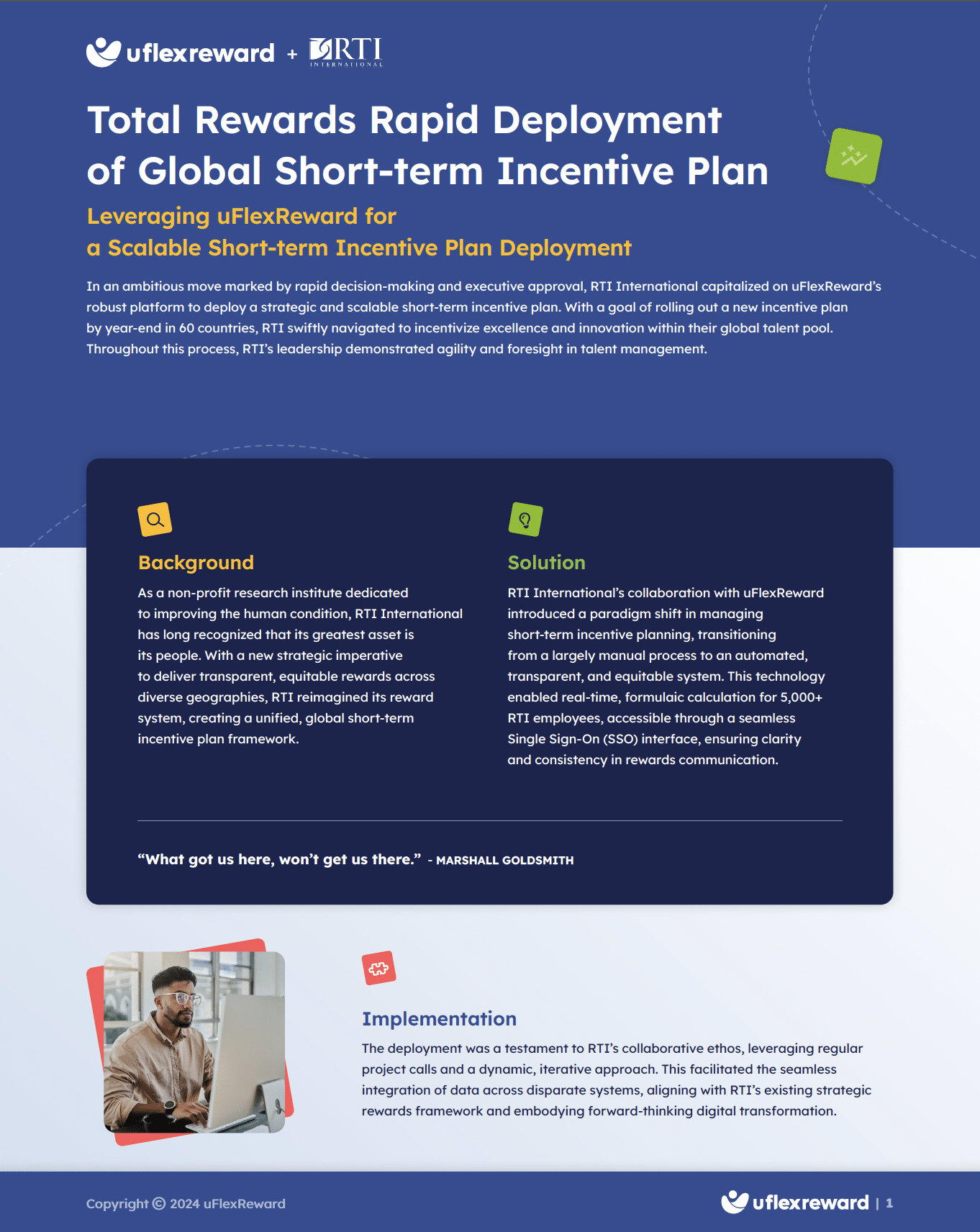 uFlex and RTI case study cover page
